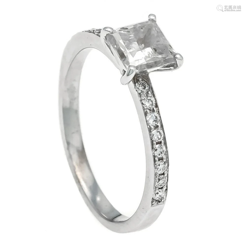 Princess diamond ring WG 585/000