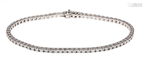 Brilliant-cut diamond bracelet W