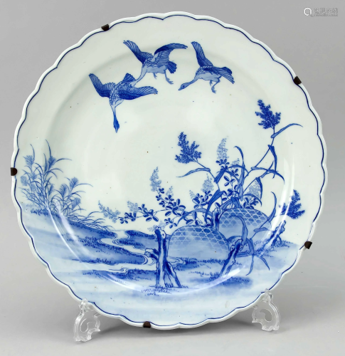 Large plate, Japan, late 19th