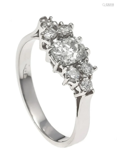 Old-cut diamond ring WG 585/000