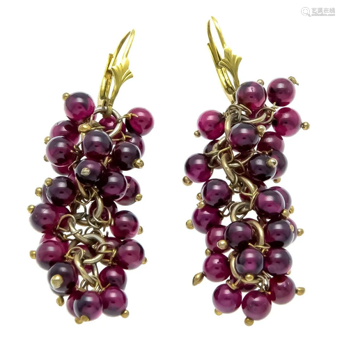 Garnet earrings GG 333/000 with