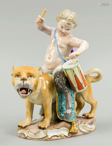 Satyr sitting on a lioness, Me