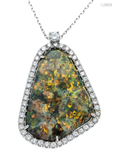 Opal-brilliant pendant WG 750/00