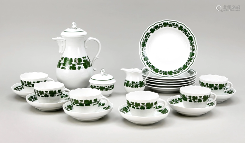 Coffee set for 6 persons, 21 p