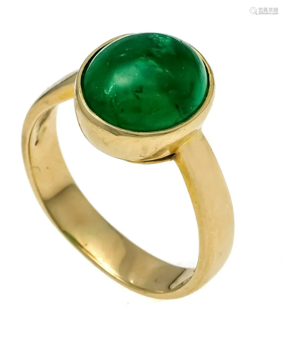 Emerald ring GG 585/000 with an