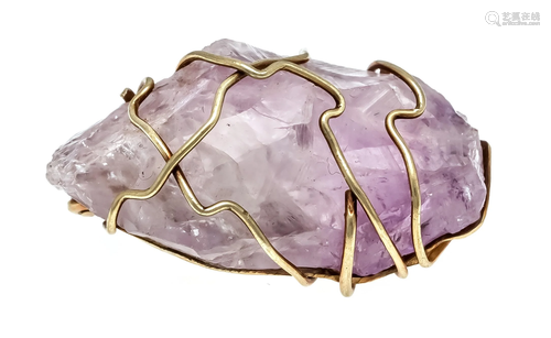 Amethyst brooch GG 585/000 with