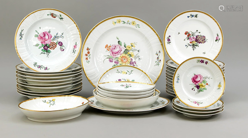 Large dinner service, 65-pcs,