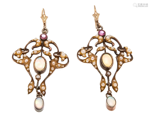 Art nouveau earrings GG 333/000