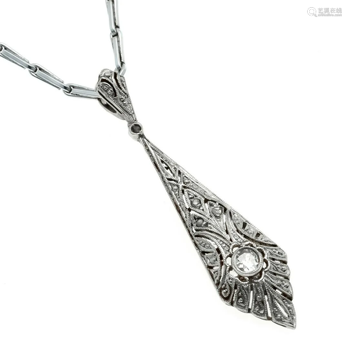 Art Deco pendant GG/WG 585/000 w