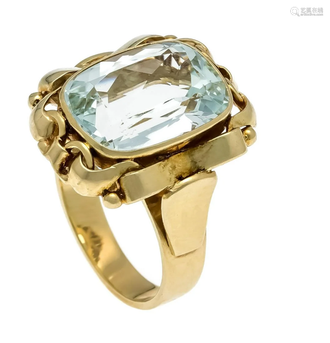 Aquamarine ring GG 585/000 with