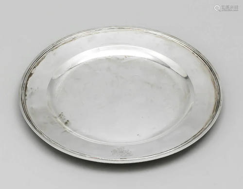 Plate, hallmarked Russia, prob