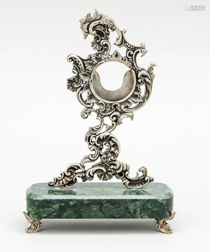 Pocket watch stand, hallmarked