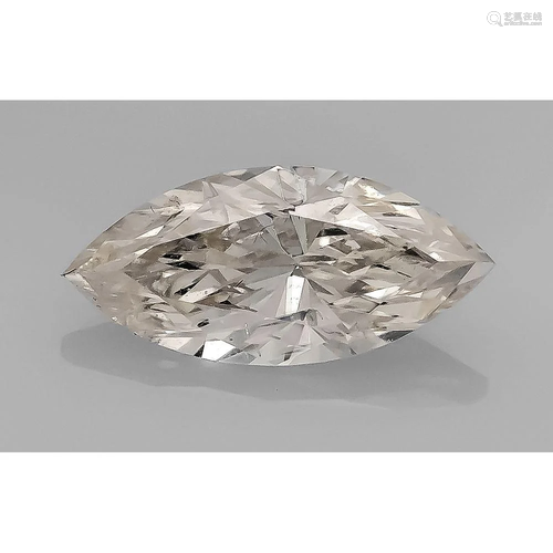 Diamond navette 1.09 ct l.tinted