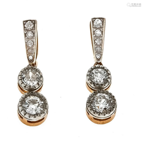 Old cut diamond earrings RG 585/