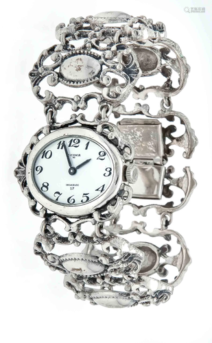 Traditional costume watch silver