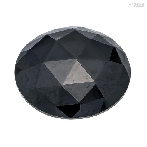 Black diamond rose 8.71 ct, 16.2