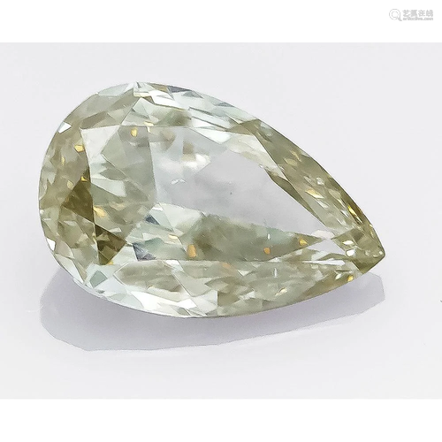 Diamond 1.05 ct, teardrop-shaped