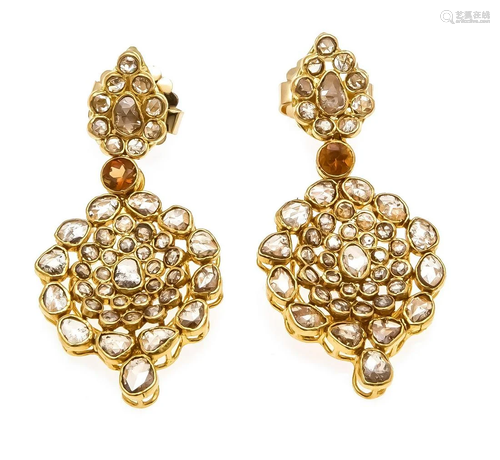 Diamond rose earrings GG 916/000