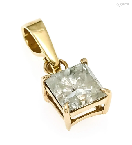 Princess diamond pendant GG 585/