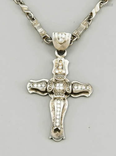 Cross pendant with chain, 20th