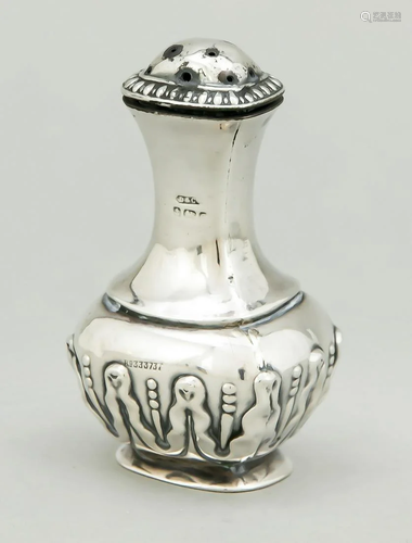 Salt shaker, England, 1904, Bi