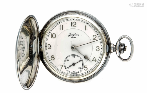 Junghans jump cover pocket watch