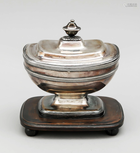 Rectangular sugar bowl, probab