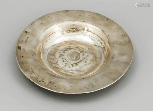 Flat round bowl, 20th century,