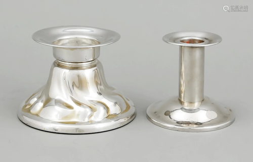 Two candlesticks, 20th century