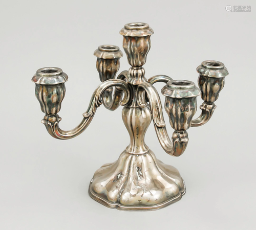 Five-flame candelabrum, German