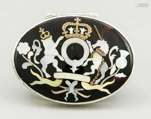 Oval tabatiere, c. 1900, torto