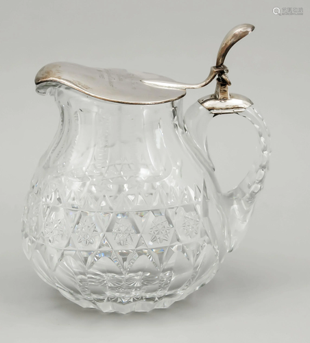 Jug with lid assembly, German,