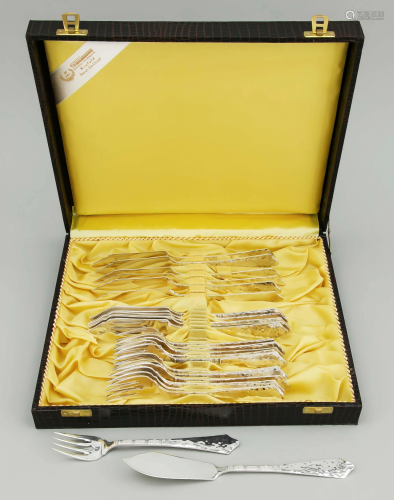 Fish cutlery for twelve person