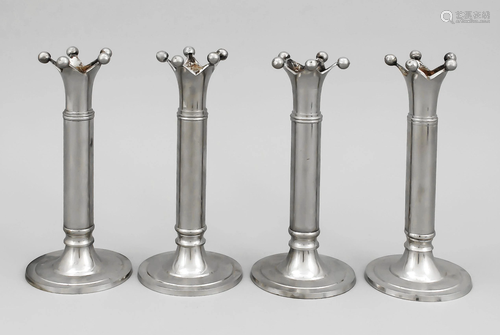 13 Candlestick, 20th c., metal