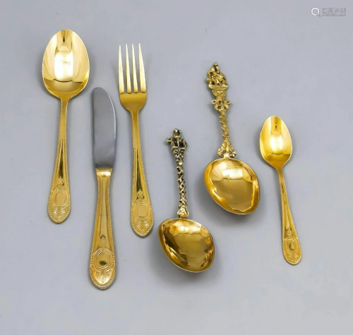 Two ornamental spoons, probabl