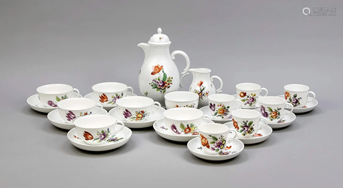 Coffee/tea set for 6 persons,