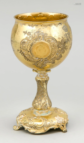 Goblet, German, c. 1900, jewel