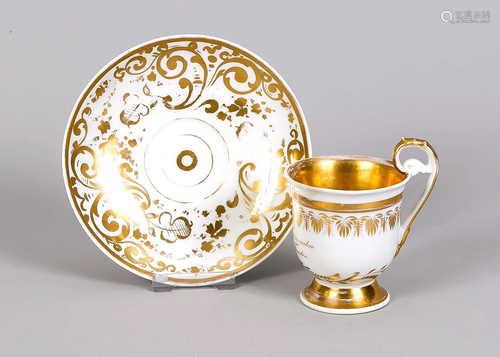 Friendship cup with saucer, KP