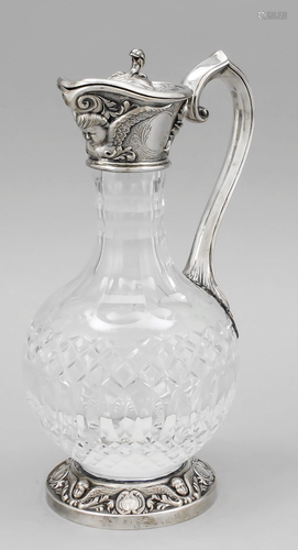 Carafe with silver mounting, 2