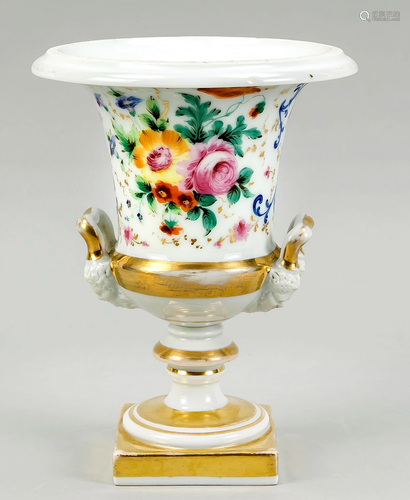 Vase, around 1900, round stand