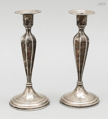 Pair of candlesticks, probably