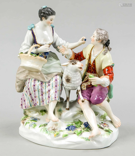 Group of shepherds, Meissen, m