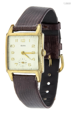 Oliva, men's watch rolled gold d