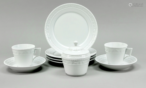 43 pieces of a coffee service,