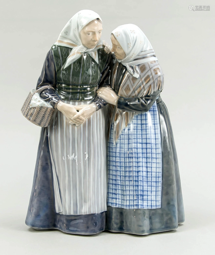 Two old women talking to each