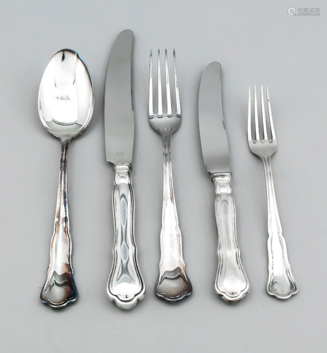 24 pieces of cutlery, German,