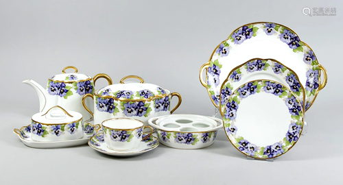 Breakfast set, 42 pieces, Rose