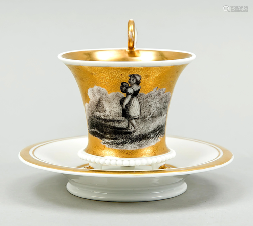 Cup with saucer, probably Germ