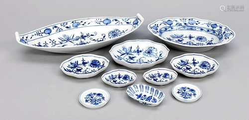 Mixed lot, 10 pieces, Meissen,