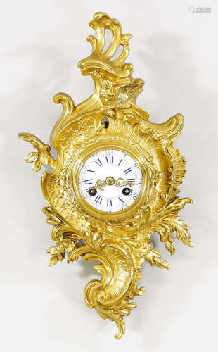 small card clock brass fire gi